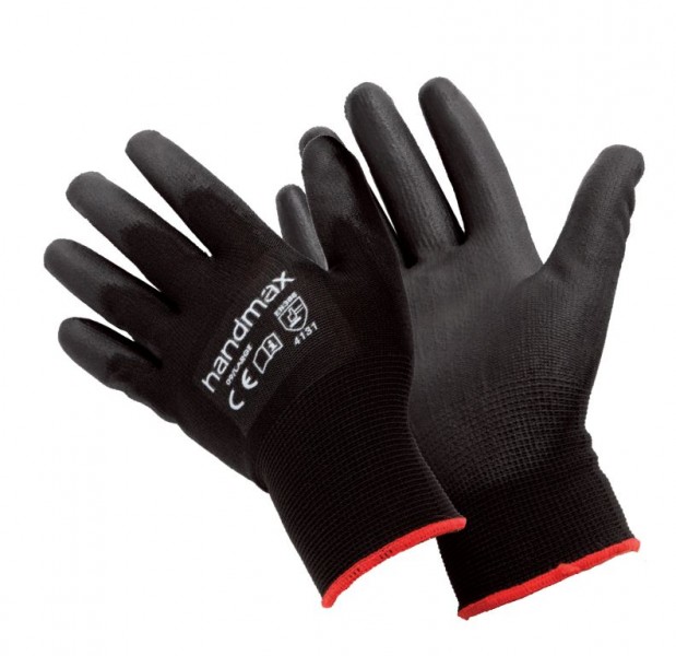 ATLANTA-L Handmax Atlanta PU Glove Black Size L 9